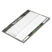 Bearbeiten des Mood Tracker Journal Editor Editor Notizblock (angewinkelt)