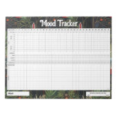 Bearbeiten des Mood Tracker Journal Editor Editor Notizblock (Vorderseite)