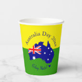 Bearbeiten des Textjahres zum Australientag Pappbecher (Rückseite)