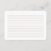 Bearbeiten eines Rezept für die zukünftige Karte (Rückseite)