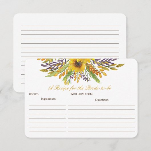 Bearbeiten eines Rezept für die zukünftige Karte (Vorne/Hinten)