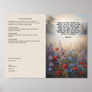 Bearbeiten, Herunterladen Kirchenbulletin Poster