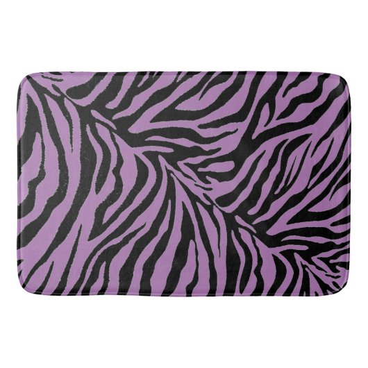 Bearbeiten/Hintergrundfarbe ändern Zebra Badematte (Vorderseite)