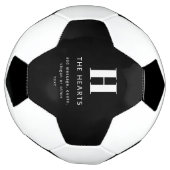 Bearbeiten moderner Name und Meldung für Monogramm Fußball (Gedreht)