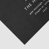 Bearbeiten moderner Name und Meldung für Monogramm Seidenpapier (Ausschnitt)