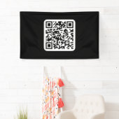 Bearbeiten moderner QR-Code | Schwarz-weiß oder fa Banner (Insitu)