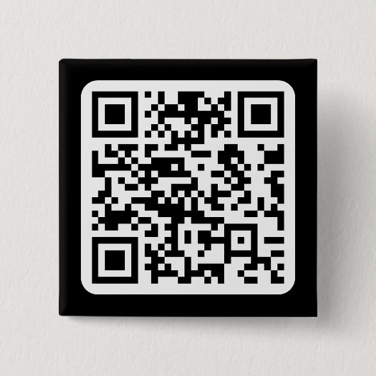 Bearbeiten moderner QR-Code | Schwarz-weiß oder fa Button (Vorderseite)