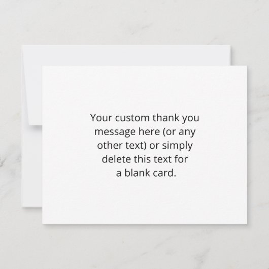 Bearbeiten moderner QR-Code | Schwarz-weiß oder fa Dankeskarte (Rückseite)