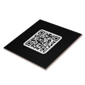Bearbeiten moderner QR-Code | Schwarz-weiß oder fa Fliese (Seite)