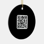 Bearbeiten moderner QR-Code | Schwarz-weiß oder fa Keramik Ornament (Rechts)