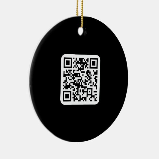 Bearbeiten moderner QR-Code | Schwarz-weiß oder fa Keramik Ornament (Rechts)