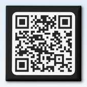 Bearbeiten moderner QR-Code | Schwarz-weiß oder fa Magnet