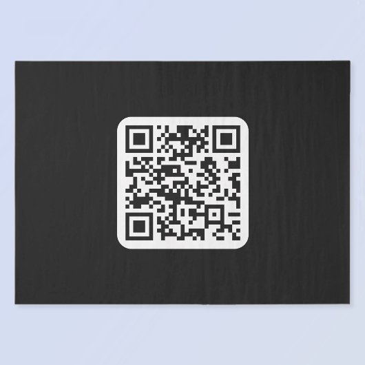 Bearbeiten moderner QR-Code | Schwarz-weiß oder fa Seidenpapier