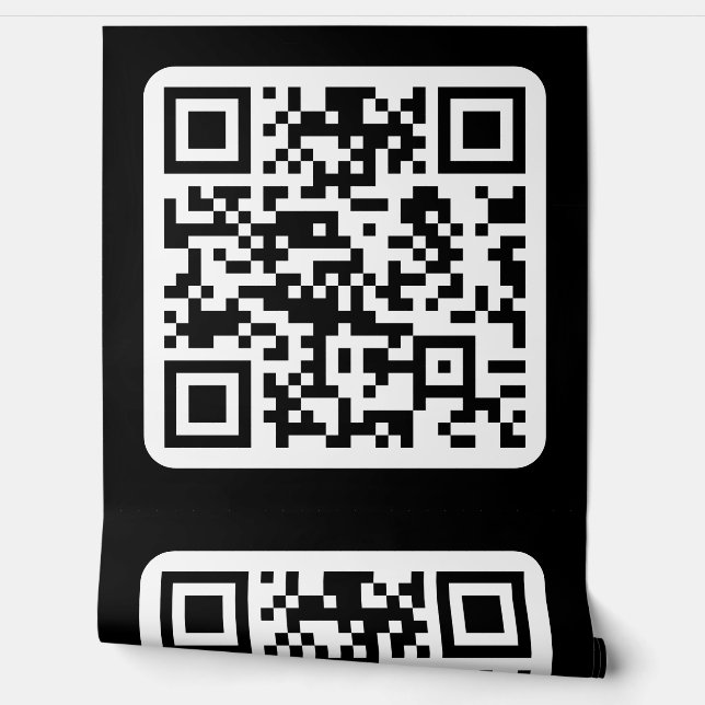 Bearbeiten moderner QR-Code | Schwarz-weiß oder fa Tapete (Abrollen)
