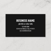 Bearbeiten moderner QR-Code | Schwarz-weiß oder fa Visitenkarte (Rückseite)