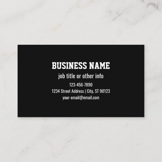 Bearbeiten moderner QR-Code | Schwarz-weiß oder fa Visitenkarte (Rückseite)