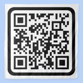 Bearbeiten moderner QR-Code | Schwarz-weiß oder fa Wandteppich