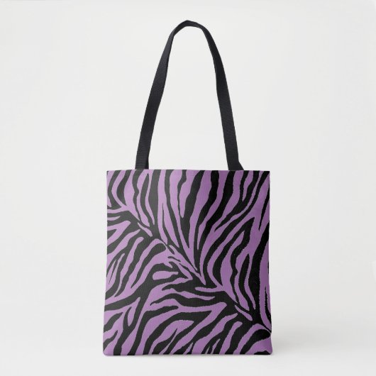 bearbeiten Sie die Hintergrundfarbe zebra Tasche (Vorderseite)