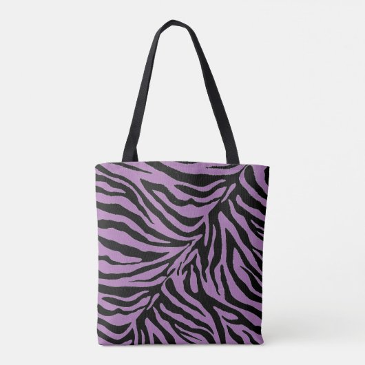 bearbeiten Sie die Hintergrundfarbe zebra Tasche (Rückseite)