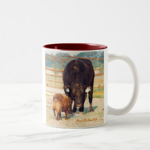 Bearbeiten Sie einen Stockdog australischen Zweifarbige Tasse