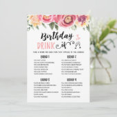 Bearbeiten Sie Geburtstagskleidung, wenn Sie Gebur Einladung (Stehend Vorderseite)