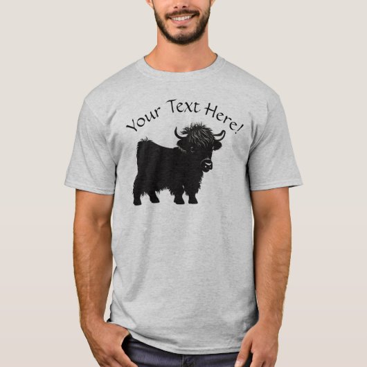 Bearbeiten Sie Ihre Text-Höllenkühe T-Shirt (Vorderseite)