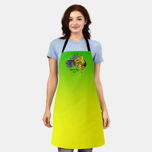 Bearbeiten Text Australia Day Gum Leaf Wattle Schürze