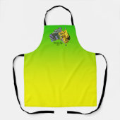 Bearbeiten Text Australia Day Gum Leaf Wattle Schürze (Vorderseite)