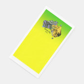 Bearbeiten Text Australia Day Gum Leaf Wattle Serviette (Ecke)