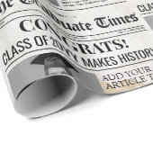 Bearbeiten von Abschluss-Zeitungs-Umschlagpapier Geschenkpapier (Rolleneckpunkt)