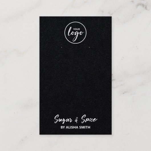 Bearbeiten von Black Oring-Verpackungskarten mit d Visitenkarte (Vorderseite)