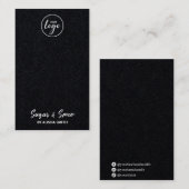 Bearbeiten von Black Oring-Verpackungskarten mit d Visitenkarte (Vorne/Hinten)