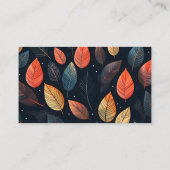 Bearbeiten von Blätter Blume Shop Bouquet-Message- Visitenkarte (Rückseite)