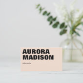 Bearbeiten von Boho-Visitenkarten-Vorlage QR-Code Visitenkarte (Stehend Vorderseite)