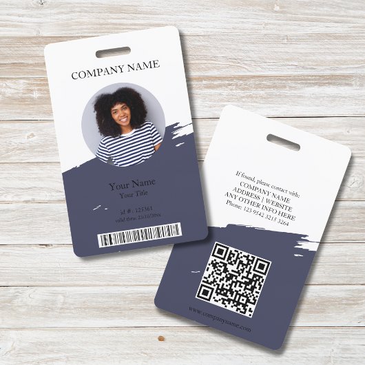 Bearbeiten von Color-ID-Foto, QR- und Bar-Code-Mit Ausweis
