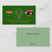 Bearbeiten von Eigenschaften Visitenkarte (Vorne/Hinten)