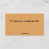 Bearbeiten von Fensterscheiben Visitenkarte (Rückseite)