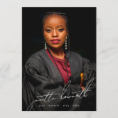 Bearbeiten von Fotovorlagen Abschluss der Universi Ankündigung (Vorderseite)