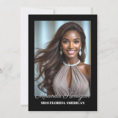 Bearbeiten von Kartendrucken - Dunkler Hintergrund Einladung (Vorderseite)