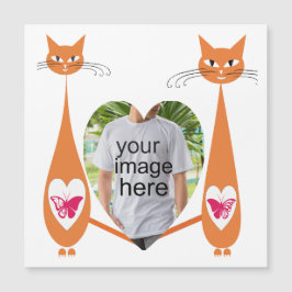 Bearbeiten von Liebe-Herz für Katzen - Benutzerdef Magnetkarte