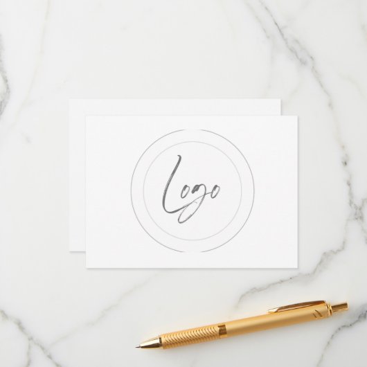 Bearbeiten von Logokarten Begleitkarte (Vorderseite/Rückseite Beispiel)