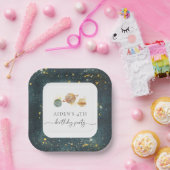 Bearbeiten von Outerspace-Party-Tellern Pappteller (Party)