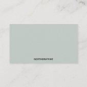 Bearbeiten von Personal Driver Visitenkarte (Rückseite)