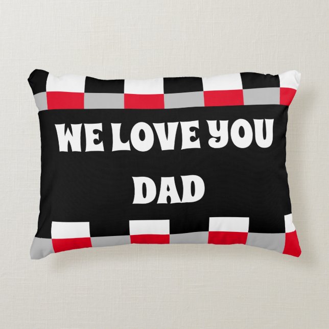 Bearbeiten von Prüfbrettmustern Dekokissen (Vorderseite)