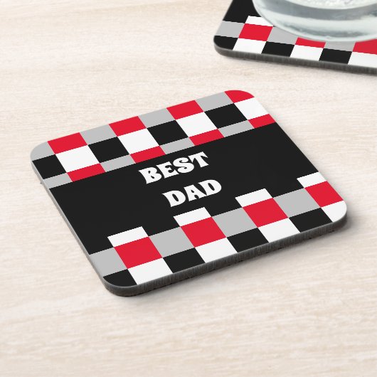 Bearbeiten von Prüfbrettmustern Getränkeuntersetzer (Linke Seite)