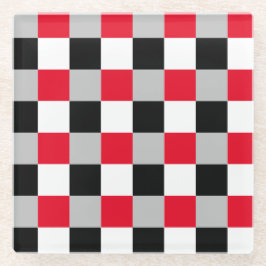 Bearbeiten von Prüfbrettmustern Glasuntersetzer