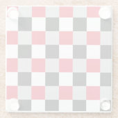 Bearbeiten von Prüfbrettmustern Glasuntersetzer (Rückseite)