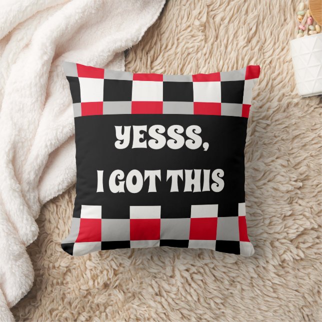 Bearbeiten von Prüfbrettmustern Kissen (Decke)