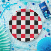 Bearbeiten von Prüfbrettmustern Pappteller (Party)