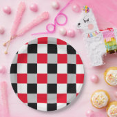 Bearbeiten von Prüfbrettmustern Pappteller (Party)